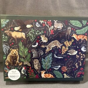 1Canoe2 Winter Flora & Fauna Puzzle - 1000 Pieces - Multicolor